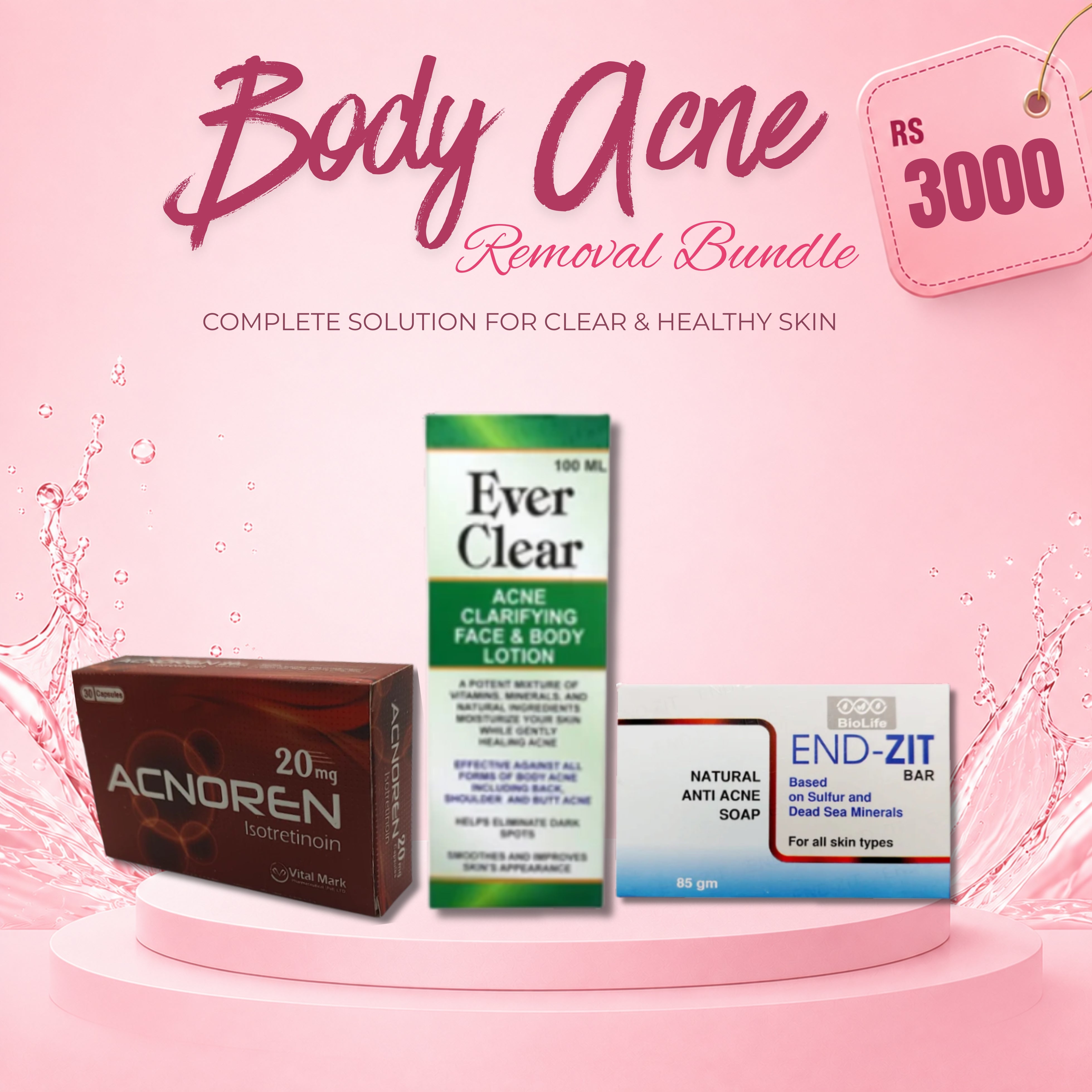 Body Acne Removal Bundle