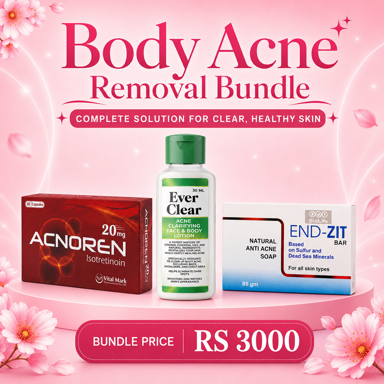 Body Acne Removal Bundle