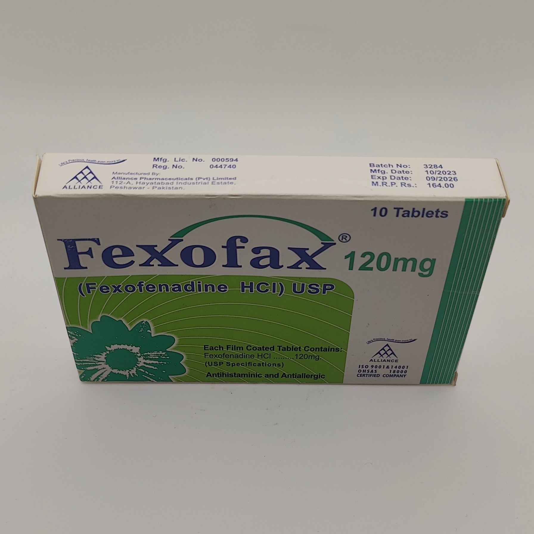 Tab Fexofax 120mg