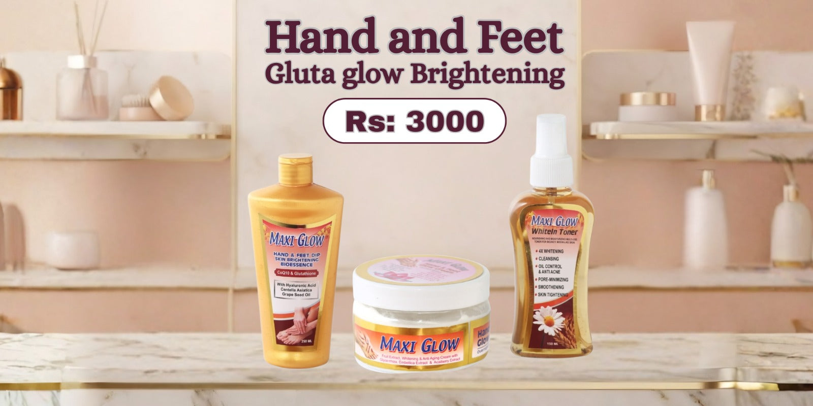 Hand And Feet Gluta Glow Brightening Bundle