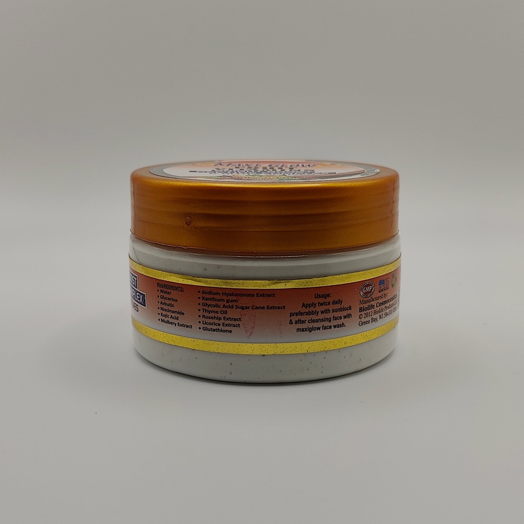 Maxiglow fruit extract cream
